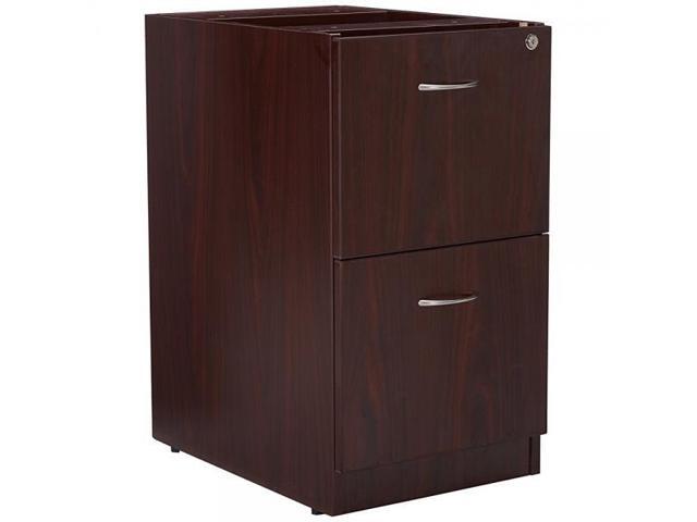 Lorell Fixed Pedestal F/F 16'x22'x28-1/4' Mahogany 69605