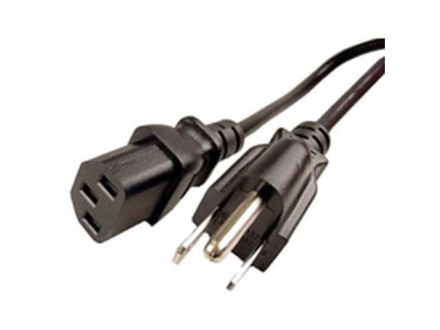 HDTV Monitor LCD, Plasma TV Power Extension 3-Prong Cord Cable 1' 3' 5' 15' 25'