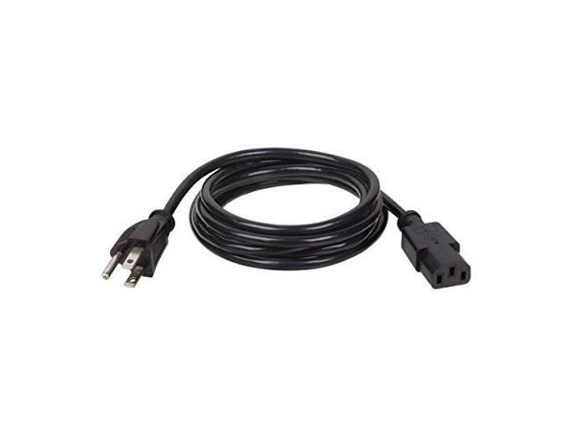 Tripp Lite Standard Computer Power Cord 10A,18AWG (NEMA 5-15P to IEC-320-C13) 6-ft.(P006-006)