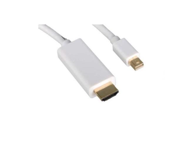 AYA 10Ft (10 Feet) Mini DisplayPort/Thunderbolt to HDMI (HDTV, External Monitor) Male Cable w/Audio Output for Macbook Pro, Air, iMac