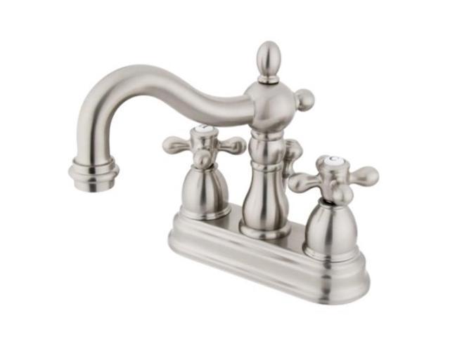 Photos - Tap Kingston Brass kb1608ax heritage 4inch centerset lavatory faucet with meta 