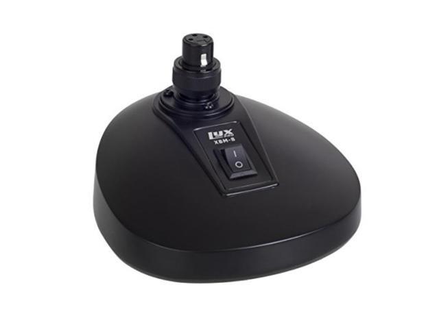 LyxPro Microphone Desktop Base XLR socket for Podium & Gooseneck Microphones