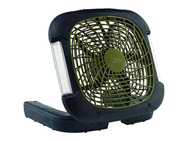 O2COOL FD10018L 10-Inch Portable Camping Fan with Lights
