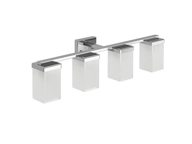 moen yb8864ch 90 degree four globe bath lighting, chrome