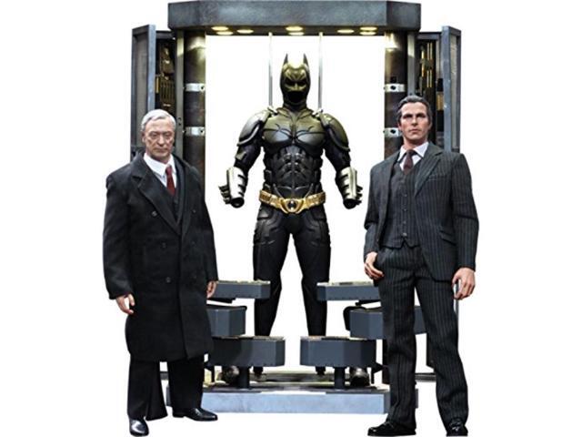 The Dark Knight 12' Figures Batman Armory With Bruce Wayne & Alfred By Hot Toys