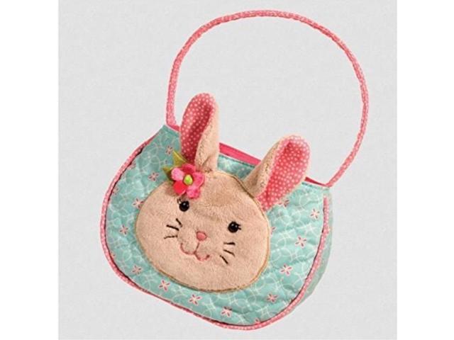 Bonnie Aqua Bunny Bag 7 Inch - Stuffed Animal by Douglas Cuddle Toys (1102)