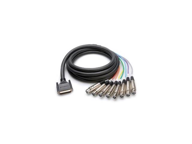 Hosa DTF-803 9 ft. (3m) 8-channel, DB-25 to 3-pin XLR Female Snake