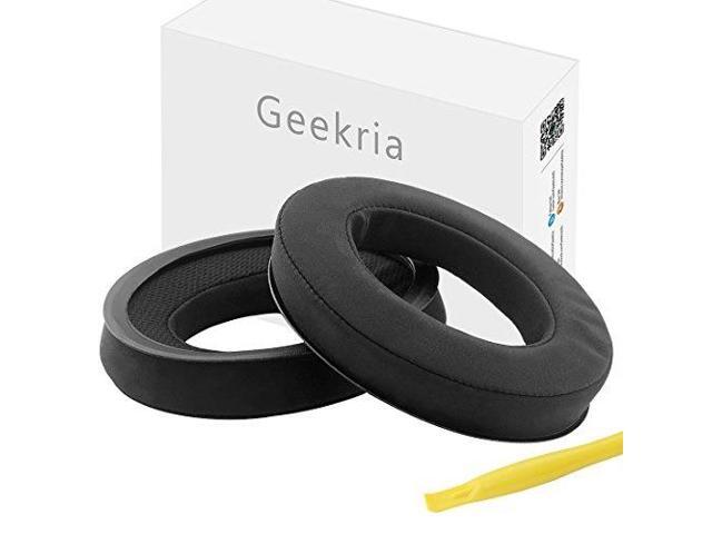 geekria earpad replacement for sennheiser hd380, hd380 pro, headphones replacement ear pad/ear cushion/ear cups/ear cover/earpads repair parts lamy...
