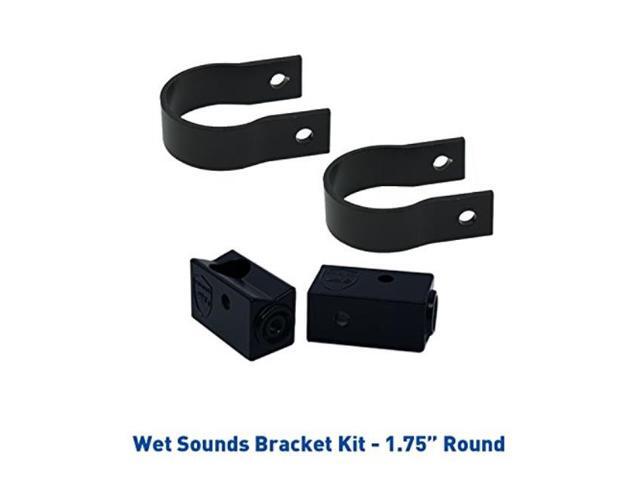 wet sounds stealth mounting bracket kit slider bracket and round 1.75' tube clamp