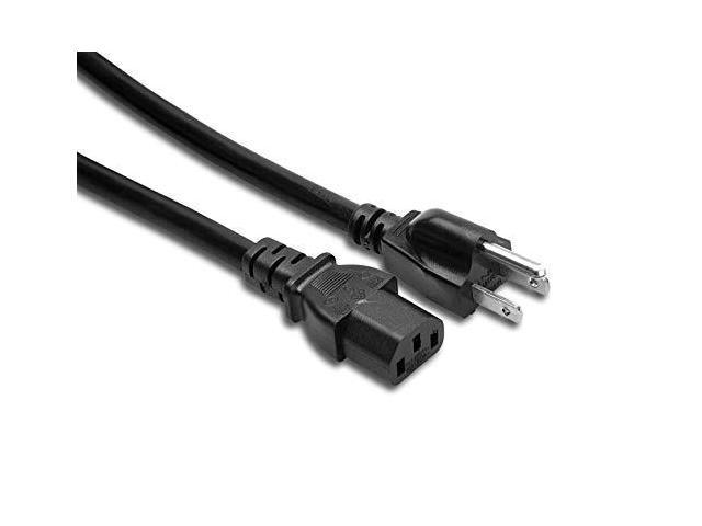 Hosa PWC-425 Grounded 3 Wire IEC Power 25 Ft Cable Equipment Power Cord