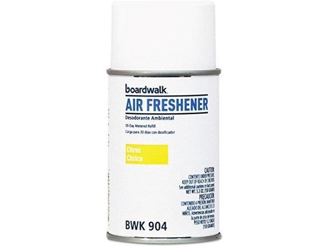 Metered Air Freshener Refill, Citrus Sunrise, 5.3 oz Aerosol, 12/Carton BWK904