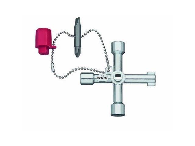 WIHA 21103 Control Cabinet Key,Dbl Ended