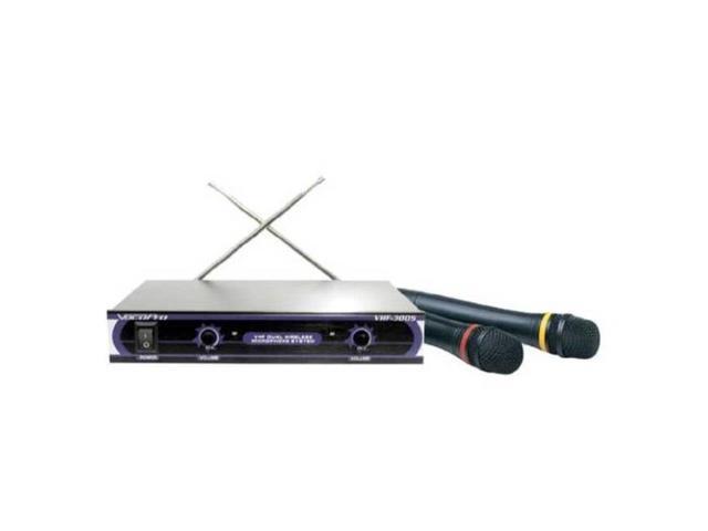 VHF-3005 - Dual Channel VHF Wireless Microphone System