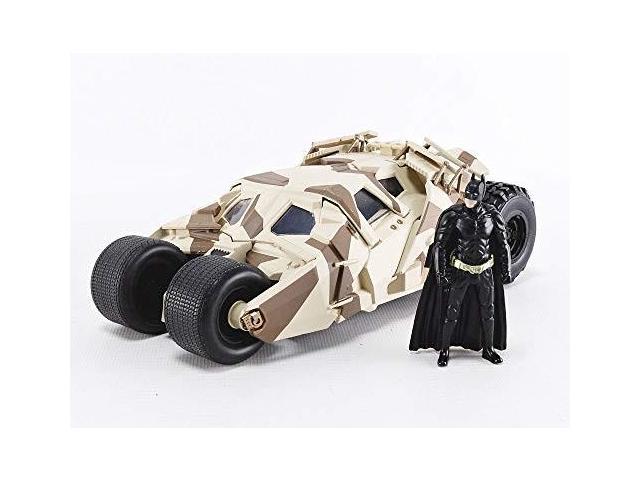 'The Dark Knight' Batmobile w/ Batman Diecast Figure Camouflage Version 'DC Comics' Series 1/24 Diecast Car by Jada