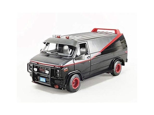 1983 GMC Vandura Black 'The A-Team' (1983-1987) TV Series 1/18 Diecast Model Car by Greenlight