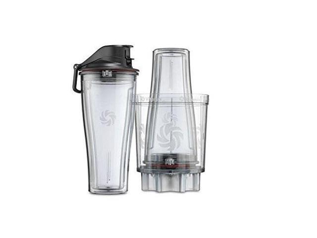 Vitamix - Personal Cup Adapter with Two 20-Ounce Blender Cups - Clear - image 6