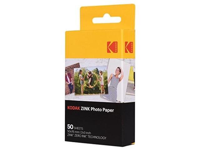 KODAK 2x3' Photo Paper for ZINK Printer and Camera, 50 Sheets #RODZ2X350
