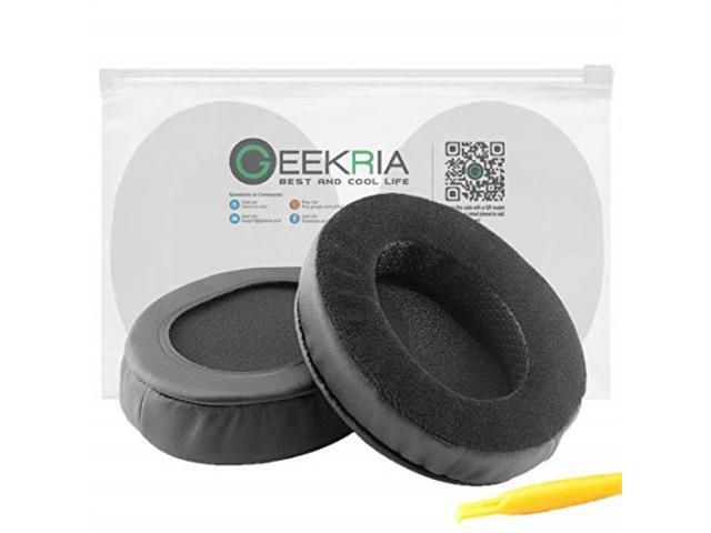 Geekria QuickFit Replacement Ear Pads for Audio Technica ATH-M50X M50XBT M50xBT2 M50 M40X M30 M20 AR5BT Headphones Ear Cushions with Video Guide (Black) - image 8