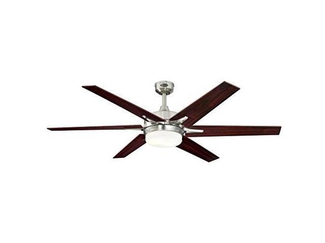 Photos - Fan westinghouse lighting 7207700 cayuga 60inch brushed nickel indoor ceiling