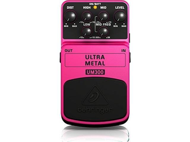 behringer ultra metal um300 heavy metal distortion instrument effect pedal
