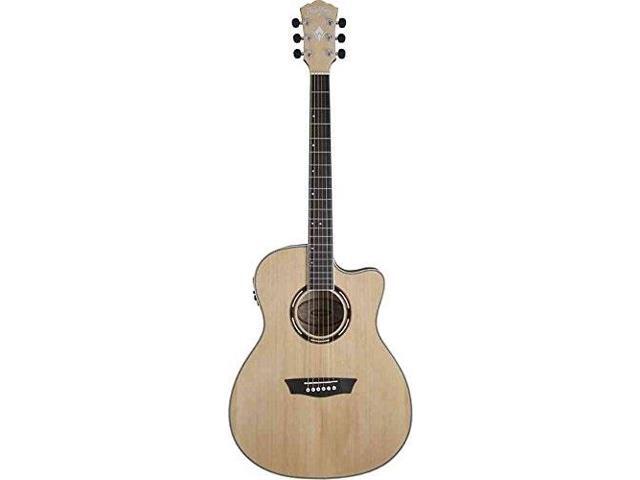 Washburn AG40CEK-A Apprentice Grand-Auditorium Cutaway Acoustic-Electric Guitar