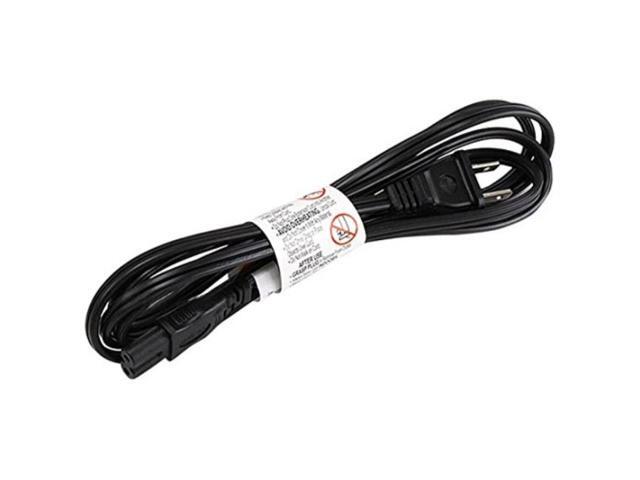 Monoprice 6ft 18AWG AC Power Cord Cable w/o Polarized, 10A (NEMA 1-15P to IEC-320-C7)