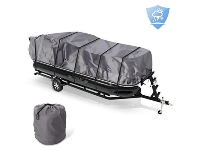protective storage boat cover universal waterproof, mildew, and weather resistant with uv sun damage protection armor shield marine grade canvas...