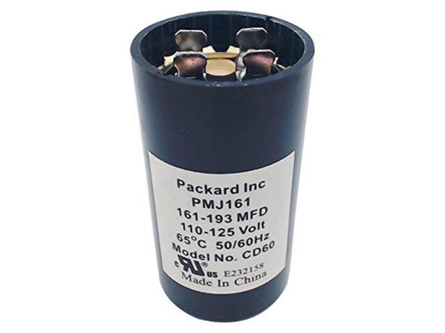 packard pmj161 110125v start capacitor, 161193 mfd