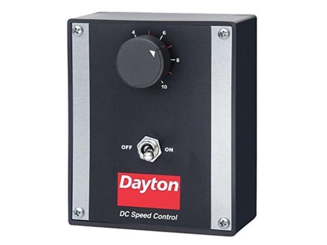 DAYTON 4Z527 DC Speed Control, SCR, Enclosed, NEMA 1, 2A Max Current, 0 to