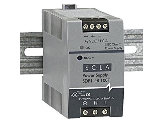 SOLAHD SDP148100T DC Power Supply, 85/264V AC, 48/56V DC, 50 W, 1 A, DIN Rail