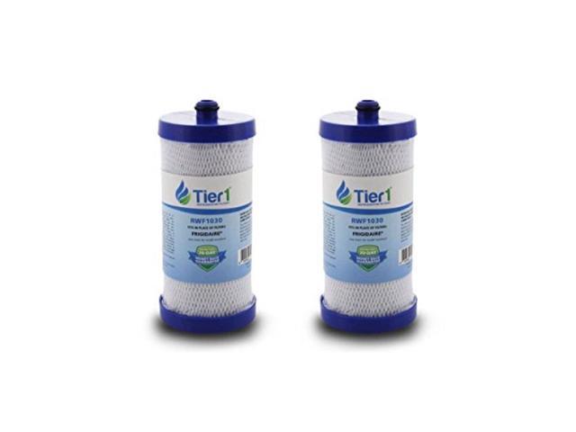 tier1 replacement for frigidaire wf1cb puresource, wfcb, rg100, wf284, ngr2000, kenmore 469906, 469910 refrigerator water filter 2 pack photo