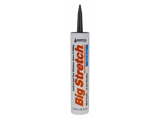 Sashco Big Stretch 10.5 Oz. Acrylic Elastomeric Caulk, Dark Brown 10008