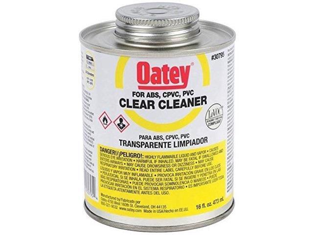 OATEY 30795 Pipe Cleaner,Low VOC,16 oz.,Clear