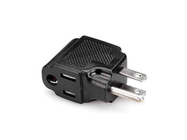 Hosa PWA-486 Right-Angle Power Adaptor, NEMA 5-15R to NEMA 5-15P