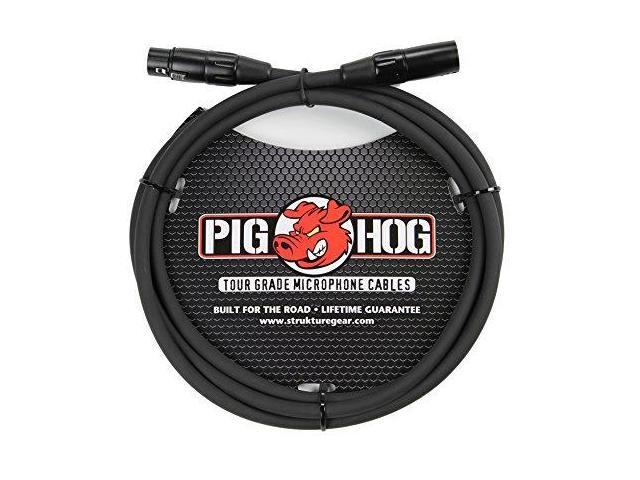 Pig Hog 6' 8mm XLR Microphone Cable - 3 Pin XLR Male to 3 Pin XLR Female