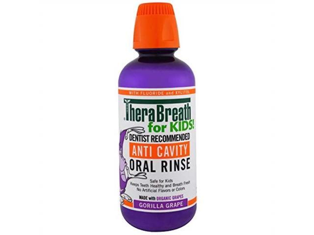 UPC 697029671054 product image for therabreath anti cavity oral rinse for kids gorilla grape 16 fl oz 473 ml | upcitemdb.com