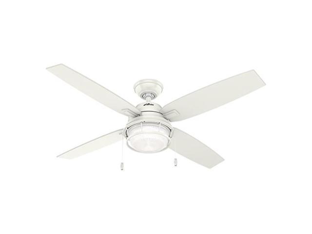 Photos - Computer Cooling hunter indoor / outdoor ceiling fan with led light and pull chain control