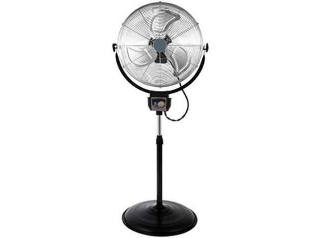Optimus F4205 20' Industrial Grade HV Oscil Stand Fan - Chrome Grill