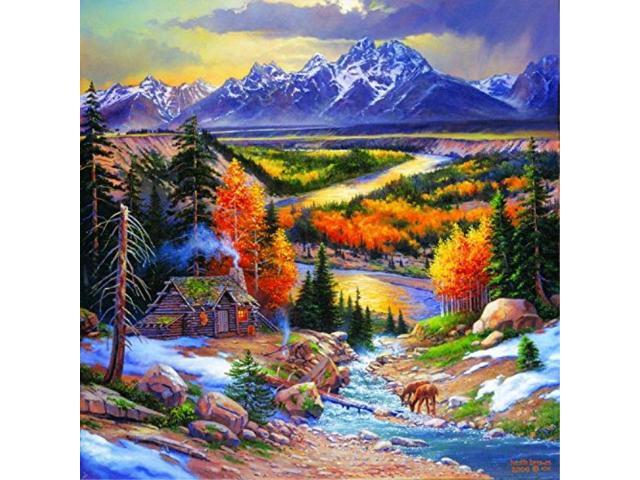 fall retreat 500 piece jigsaw puzzle by sunsout