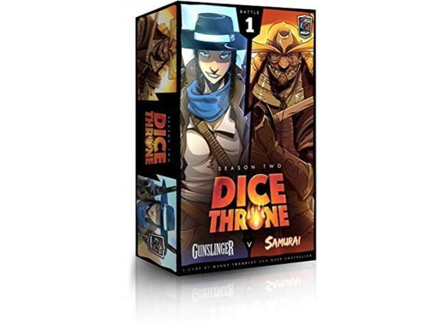 gunslinger vs samurai dice throne: season two board game