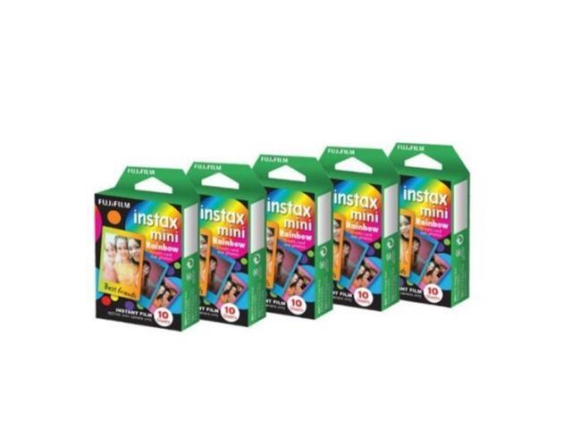 Fujifilm Instax Mini Instant Rainbow Film (50 Sheets)