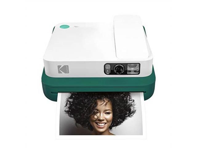 kodak smile classic digital instant camera with bluetooth green 16mp pictures, 35 prints per charge includes starter pack 3.5 x 4.25 zink photo...