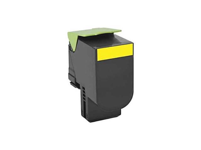 Lexmark 80C0SYG TAA Return Program Toner Cartridge - Yellow
