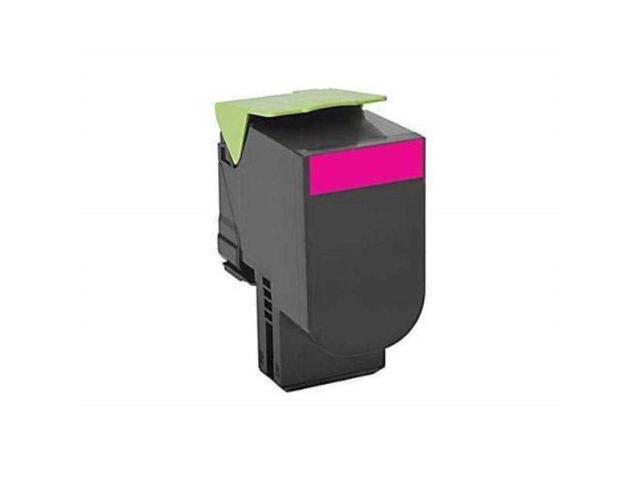 LEXMARK OEM Toner Cartridge, MAGENTA, yield 1,000 80C00MG