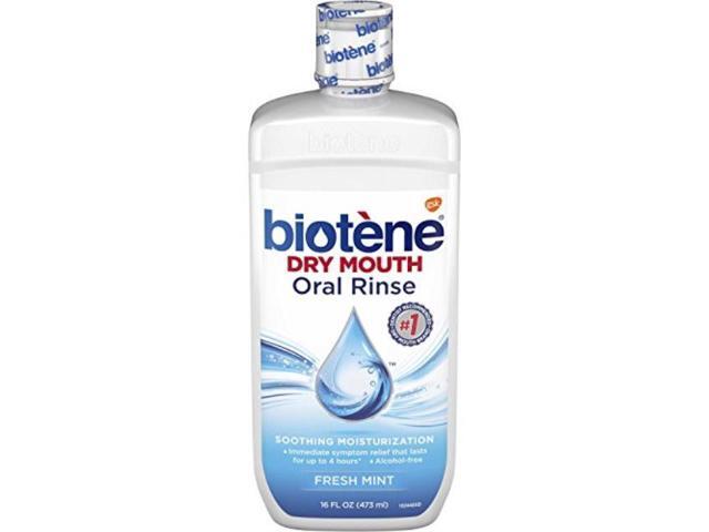 biotene dry mouth oral rinse, fresh mint 16 oz