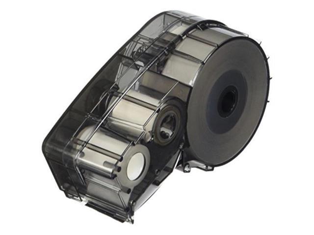 brady m21750595bk cartridge, b595 vinyl indoor/outdoor material, 0.75' w x 21' l, white on black
