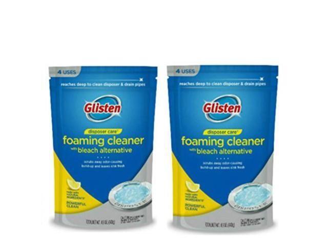 glisten dp06npb garbage disposer foaming cleaner, lemon scent, 2pack 8 uses, blue, 9 ounce photo