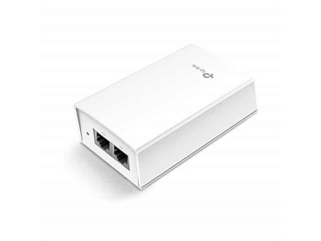 TP-Link PoE Injector PoE Adapter 48V DC Passive PoE Gigabit Ports Up to 100 Meters(325 feet) Wall Mountable Design (TL-PoE4824G), White