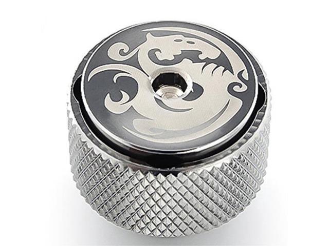 Bitspower G1/4' Air Exhaust Fitting, Black Sparkle
