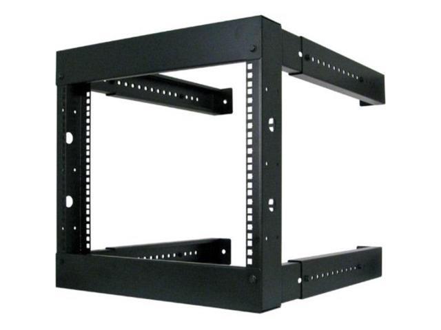 UPC 845643000471 product image for 8u open wall mount frame rack adjustable depth 18'30' | upcitemdb.com